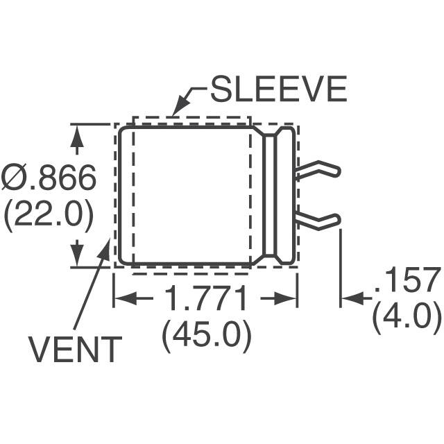 LAO-25V682MS26PX#B Elna America  Condensadores electrolíticos de aluminio